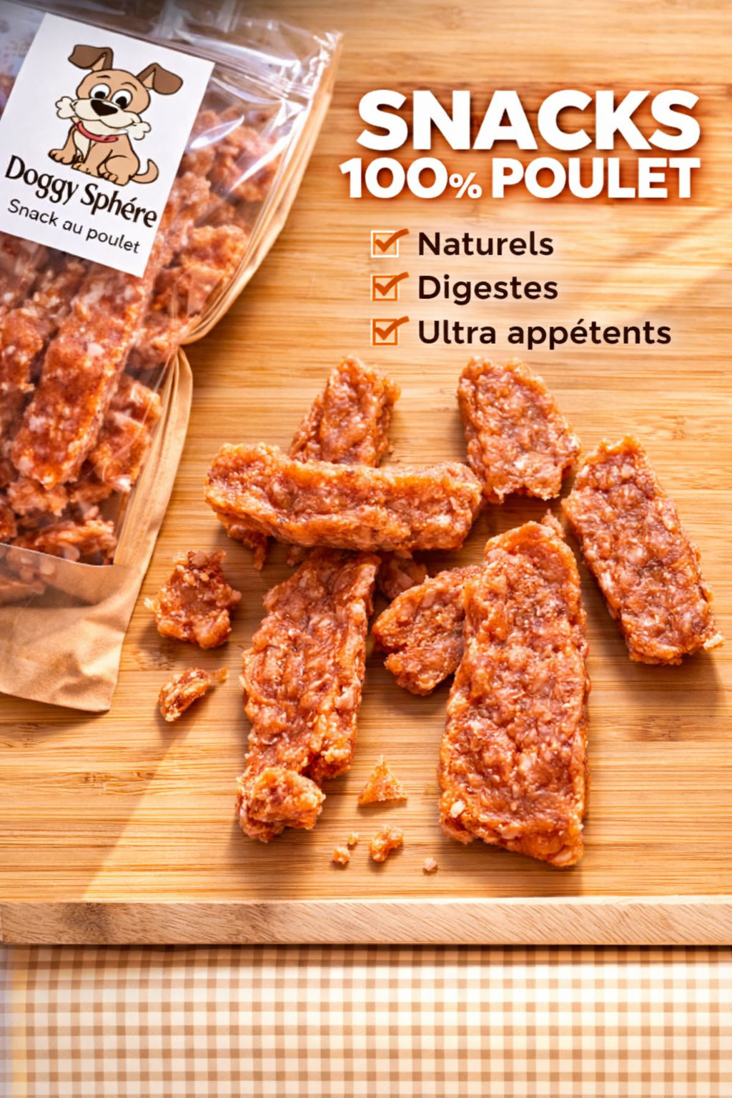 Snack 100% viande - sans céréales