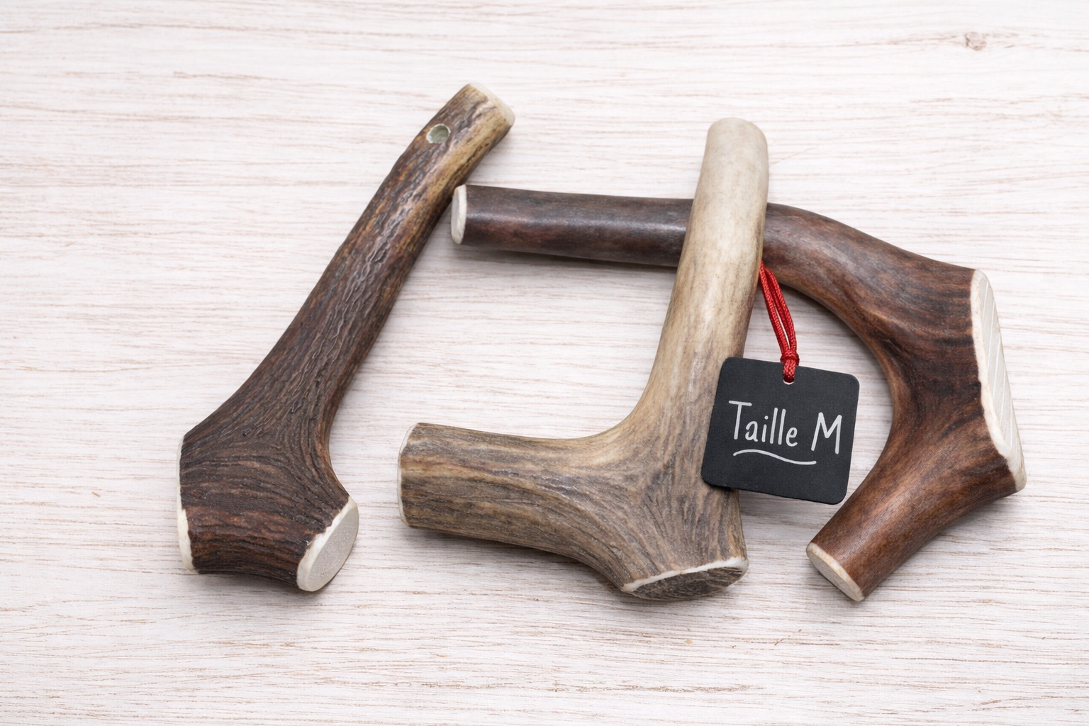 Bois de cerf entier pour chien –Friandise naturelle à mâcher- Mastication naturelle longue durée